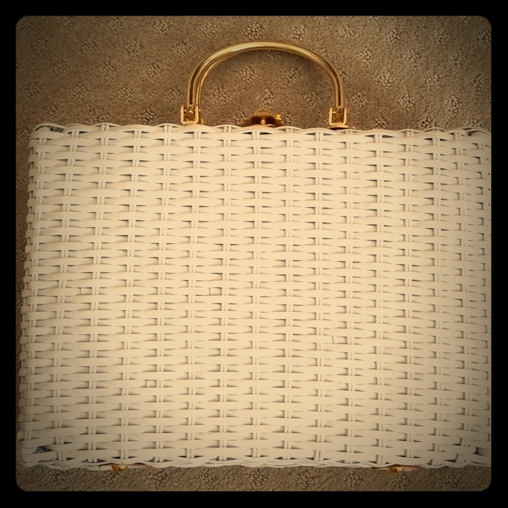 Vintage Basket Weave handbag by Guild Creations